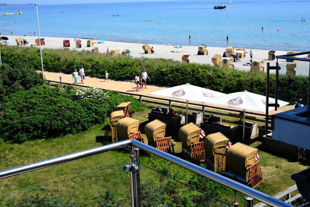 Traumhafter Ostsee-Ausblick, Fewo Direkt Am Strand Fehmarn Buitenkant foto